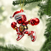 Maxcorners Boxing Christmas Ornament, Personalized Ornament 2D Flat LM2211