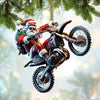 Maxcorners Custom Name Motocross Ornament, Motocross Lover Christmas Gift 7 2D Flat LM2211