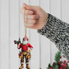 Maxcorners Custom Name Handyman Santa Ornament, Handyman Christmas Gift 2D Flat LM2111
