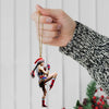 Maxcorners Custom Name Muay Thai Woman Ornament, Muay Thai Christmas Gift 2D Flat LM2111