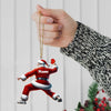 Maxcorners Custom Name Ping Pong Santa Ornament, Ping Pong Christmas Gift 2D Flat LM2111