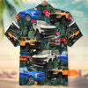 Maxcorners Personalized Truck Hawaiian Shirt, Tropical Pattern Custom Photo Truck Aloha Shirts (Up to 5 photos)