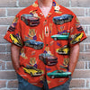 Maxcorners Personalized Classic Car Hawaiian Shirt, Food and Beverage Custom Photo Car Aloha Shirts (Up to 5 photos)