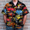 Maxcorners Personalized Hot Rod Car Hawaiian Shirt, Gift For Hot Rod Lovers, Custom Photo Car Aloha Shirts (Up to 5 photos)