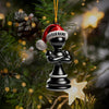 Maxcorners Black And White Chess Christmas Ornament, Personalized Ornament 2D Flat LM2211