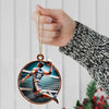 Maxcorners Custom Name and Number Handball Ornament, Christmas Gift for Handball Lover7 2D Flat LM2211