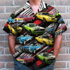 Maxcorners Personalized Not Old Just Vintage Authentic Classic Car Hawaiian Shirt, Custom Photo Car Aloha Shirts (Up to 5 photos)