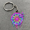 Maxcorners Darts Neon Dripping Dartboard 3D Keychain