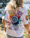 Maxcorners Not All Who Wander Are Lost Compass All Over Print LM2101