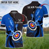 Maxcorners Archery Water Flow Customized Name 3D Shirt (5 Colors)