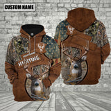 Maxcorners Custom Name Hunting Shirt 3D All Over Printed Clothes