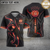 Maxcorners Volleyball Royal Gold Crown Luxury Style Multicolor Options Personalized 3D V-neck T-Shirt