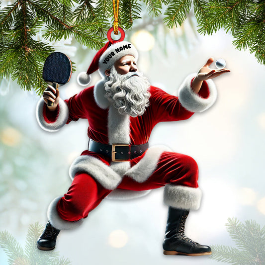 Maxcorners Ping Pong Christmas Ornament, Personalized Ornament 2D Flat LM2211