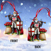 Maxcorners Santa England Christmas Home Decor Christmas Ornament, Personalized Ornament 2D Flat LM2211