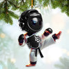 Maxcorners Custom Name Taekwondo Ornament, Taekwondo Christmas Gift42 2D Flat LM2111