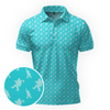 Maxcorners Bigfoot Overload - Seafoam Golf Polo Shirt