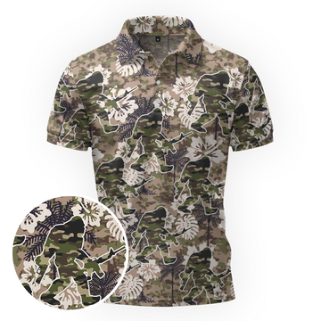 Maxcorners Tactical Sasquatch Squad Golf Polo Shirt