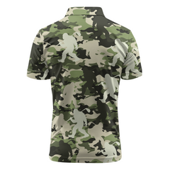Maxcorners Stealth Fairway Camo Golf Polo Shirt