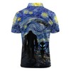 Maxcorners Scary Night Mystery Golf Polo Shirt