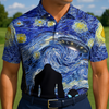 Maxcorners Scary Night Mystery Golf Polo Shirt