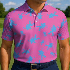 Maxcorners Turbo Bubble Walk Golf Polo Shirt