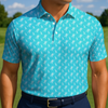 Maxcorners Bigfoot Overload - Seafoam Golf Polo Shirt