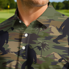 Maxcorners Camo Shadow Fairway Golf Polo Shirt