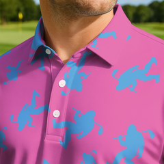Maxcorners Turbo Bubble Walk Golf Polo Shirt