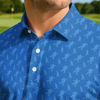 Maxcorners Bigfoot Overload - Coastal Blue Golf Polo Shirt