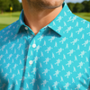 Maxcorners Bigfoot Overload - Seafoam Golf Polo Shirt