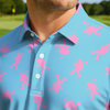 Maxcorners Bubblegum Fairway Walk Golf Polo Shirt