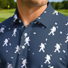 Maxcorners Silent Bigfoot Club Golf Polo Shirt