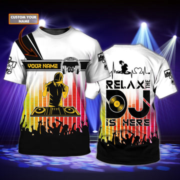 Maxcorners DJ Personalized 3D All Over Printed Shirt
