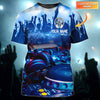 Maxcorners DJ Wave Personalized 3D All Over Printed Shirt