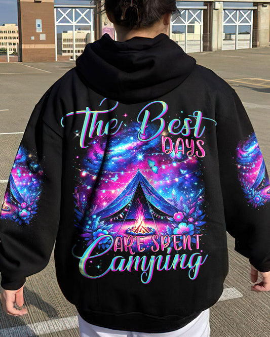 Maxcorners The Best Days Are Spent Camping All Over Print LM2101