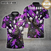Maxcorners Bowling Pin Burst Geometric Multiple Options Personalized Name, Team Name 3D Shirt