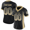 Maxcorners Custom Black Vegas Gold-White Drift Fashion Football Jersey LM2605