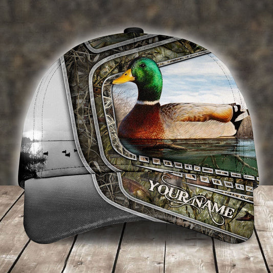 Maxcorners Goose Hunting Camo Personalized Cap, Gift For Hunting Lover, Father's Day Gift LM0402
