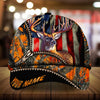 Maxcorners Epic Nivell Art Deer Hunting Camo Pattern 3D Multicolor Personalized Cap