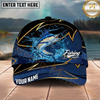 Maxcorners Fishing Water Splash Personalized Name, Team Name Classic 3D Cap (9 Breeds)