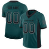 Maxcorners Custom Midnight Green Black-White Drift Fashion Football Jersey LM2605
