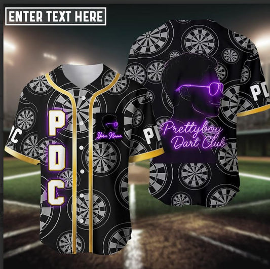 Maxcorners PDC Darts ver2 Personalized Baseball Jersey For Garrusdon