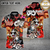 Maxcorners Golf Urban Cartoon Ball Hip Hop Style Multi Options Personalized Name, Team Name 3D Shirt