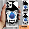 Maxcorners Fire Bowling Ball Strike Dynamic Pin Explosion Multicolor Options Personalized Name 3D Phonecase