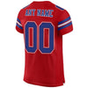 Maxcorners Custom Red Royal-White Mesh Authentic Football Jersey LM2605