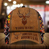 Maxcorners American Hunter Leather Pattern 3D Multicolor Personalized Cap