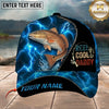 Maxcorners Reel Cool Daddy Lightning Customized Name Fishing Cap