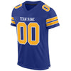 Maxcorners Custom Royal Gold-White Mesh Authentic Football Jersey LM2605