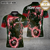 Maxcorners Billiards Shirt Electric Panther Lightning 8 Ball Multioptions Personalized Name, Team Name Unisex 3D Shirt