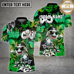 Maxcorners Golf Urban Cartoon Ball Hip Hop Style Multi Options Personalized Name, Team Name 3D Shirt